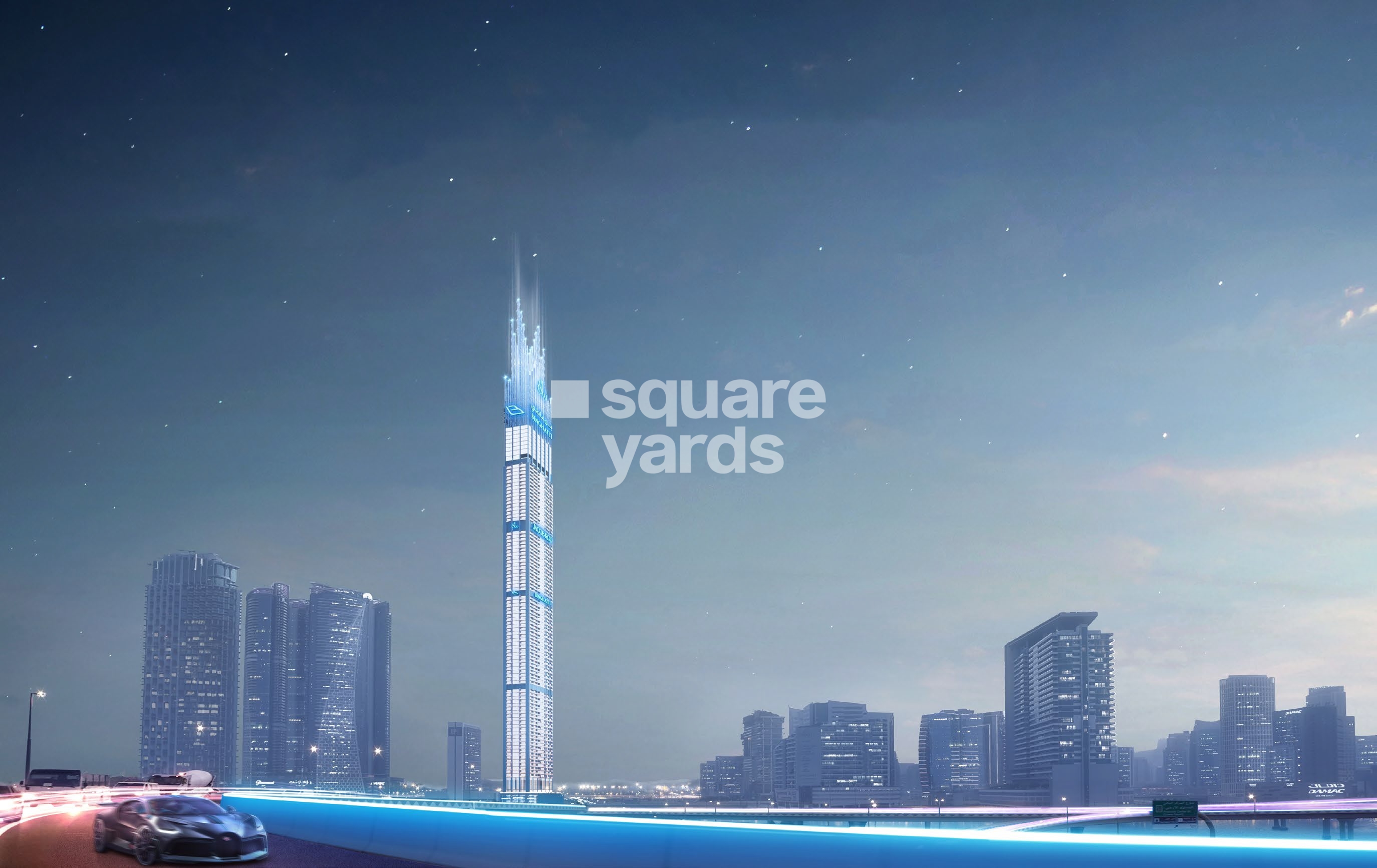 Burj Binghatti Jacob And Co Residences Tower View