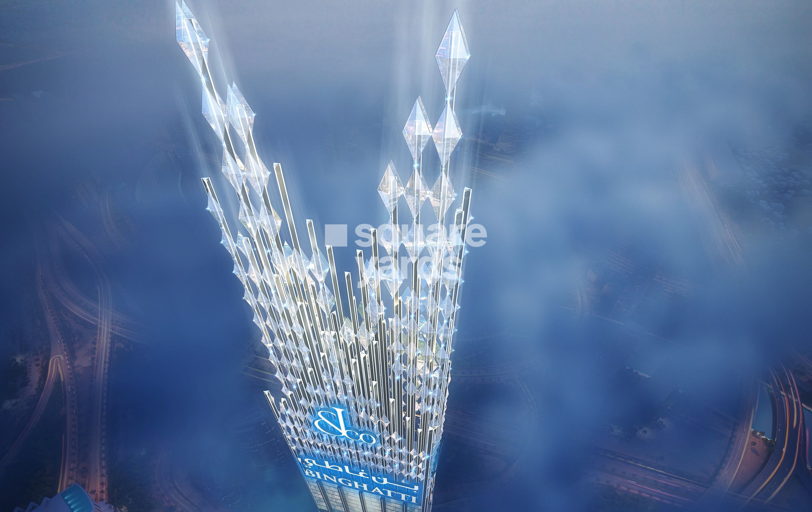 Burj Binghatti Jacob And Co Residences Tower View