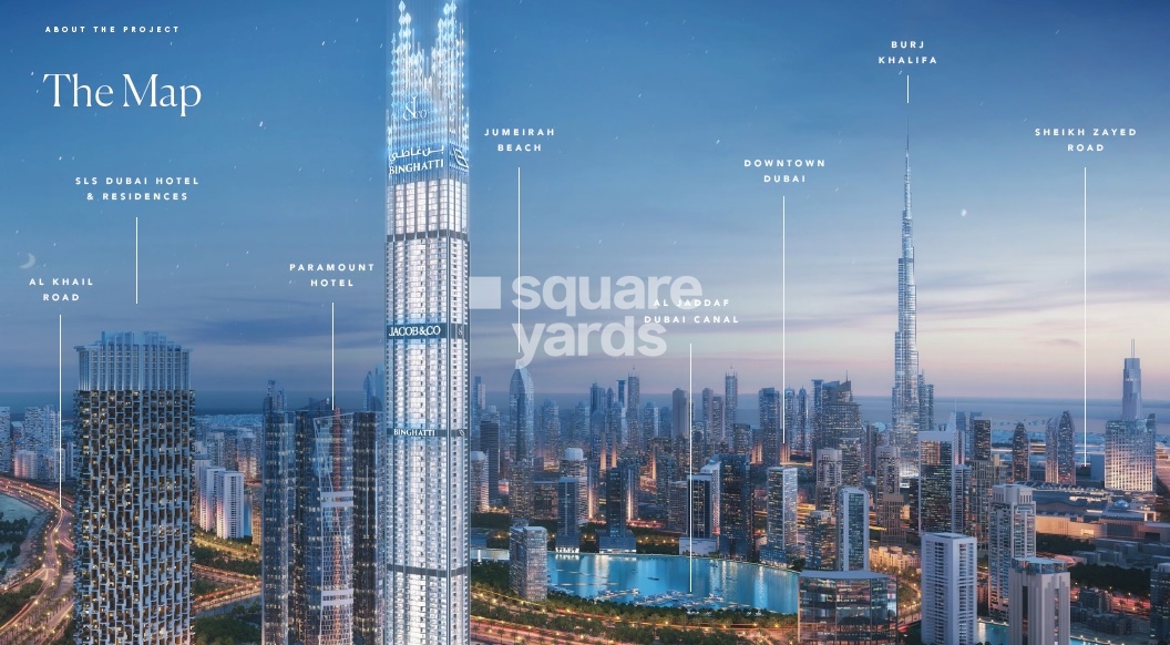 Burj Binghatti Jacob And Co Residences Tower View