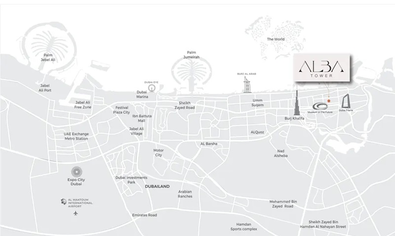 Century Alba Tower Location Image