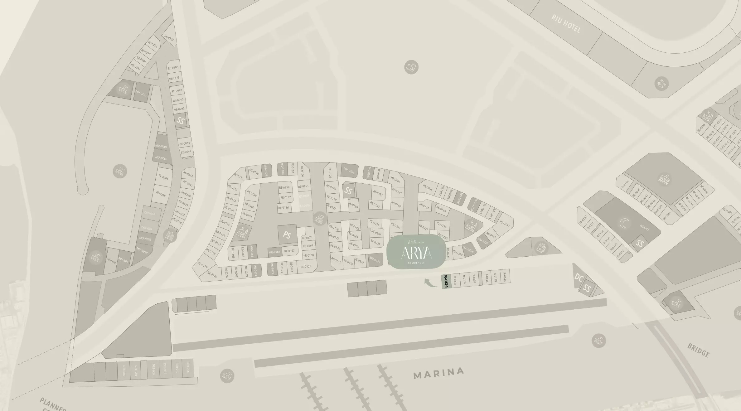 Citi Arya Residences Location Image