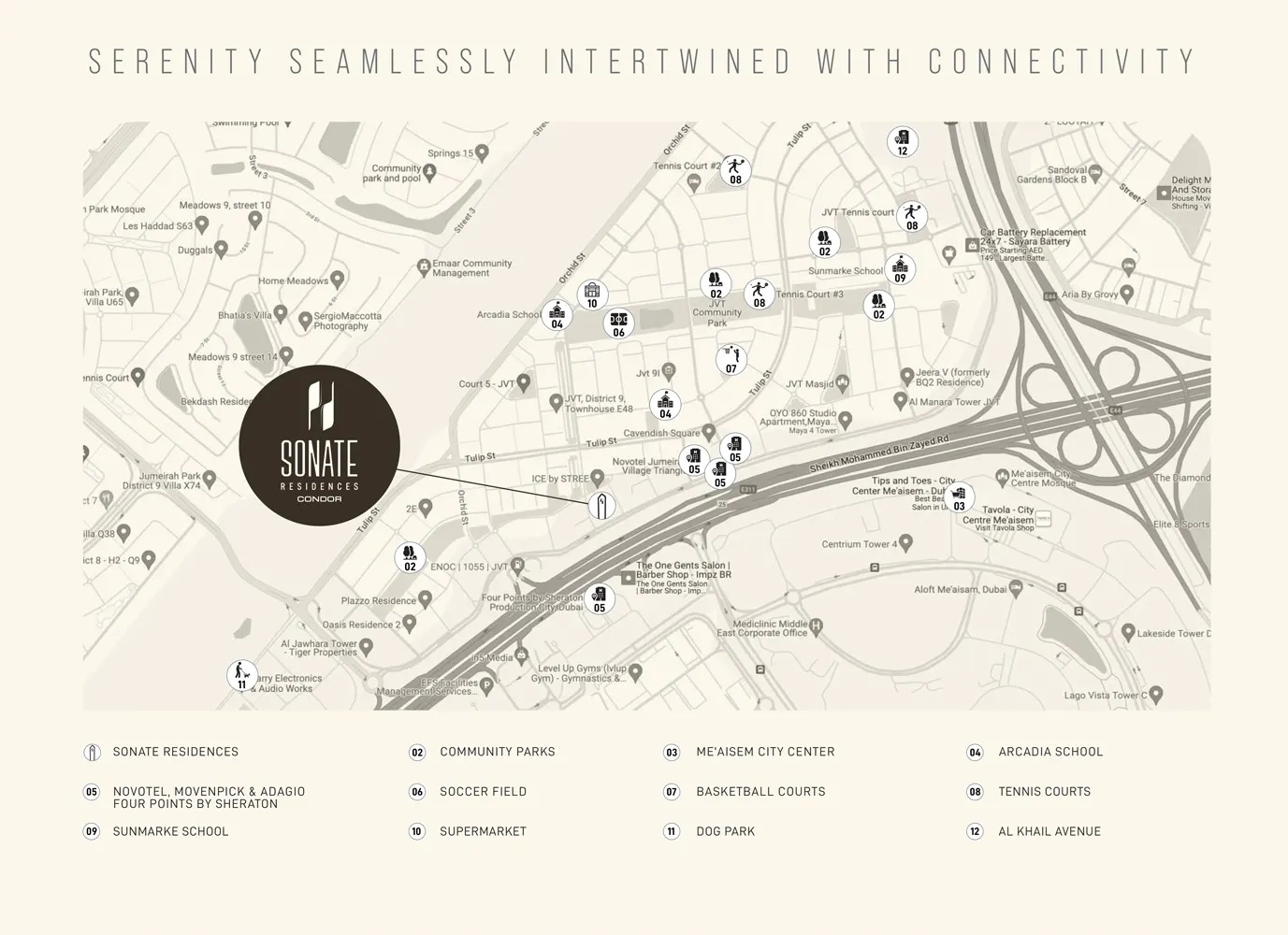 Condor Sonate Residences Location Image