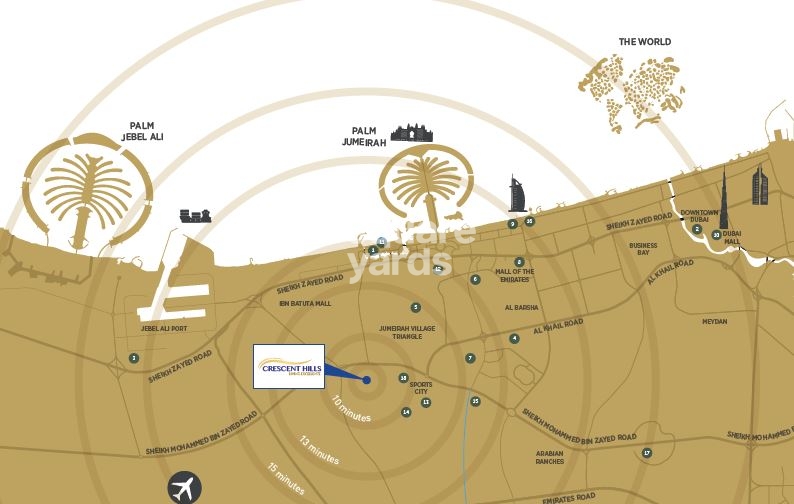 Crescent Hills Location Image