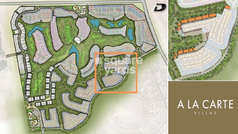 Damac A la carte Villa Master Plan Image