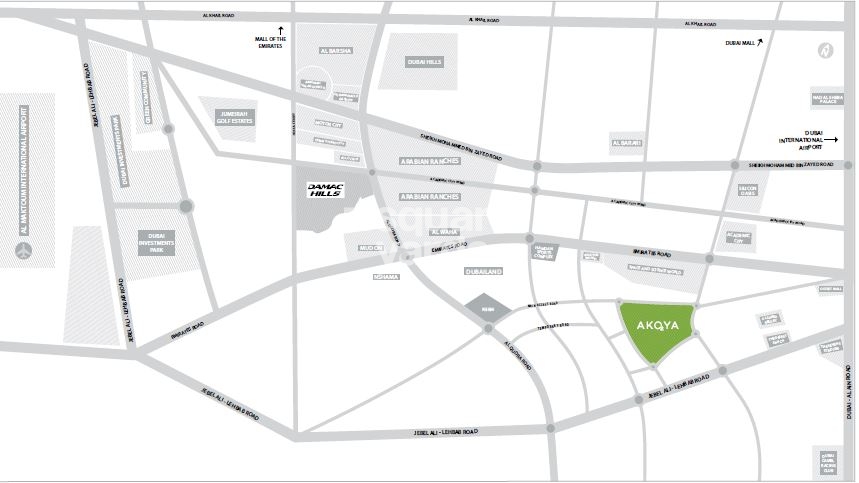 Damac Akoya Oxygen Location Image