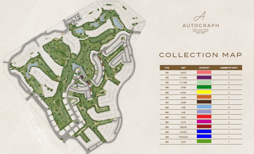 Damac Autograph Collection Master Plan Image