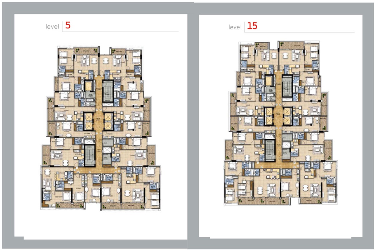 Damac Avanti Floor Plans