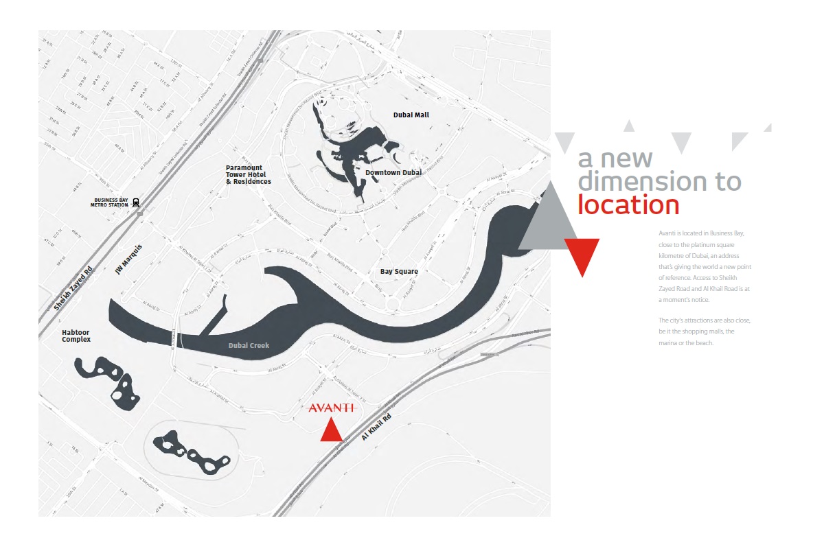 Damac Avanti Location Image