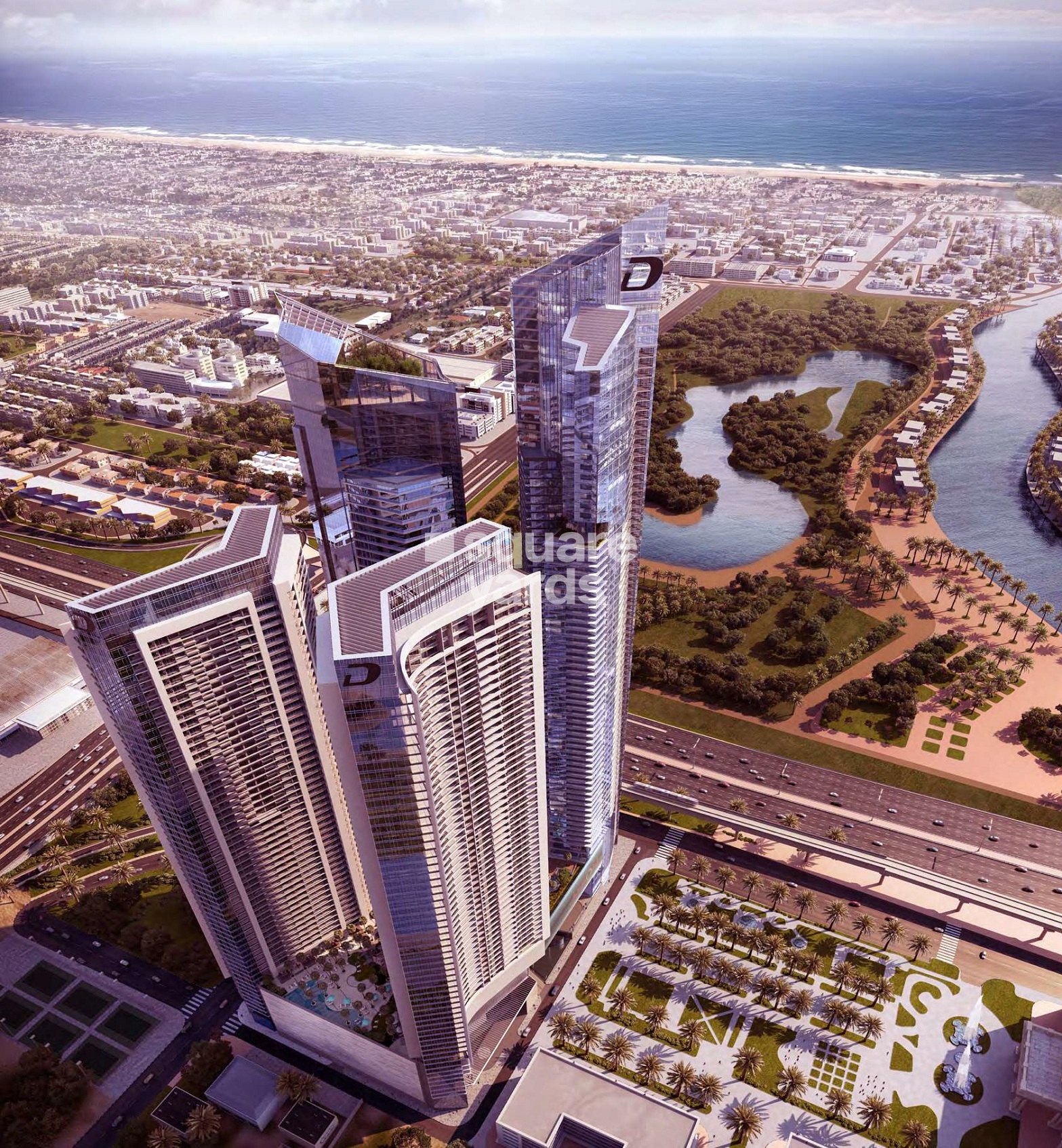 Damac Aykon Heights Tower View