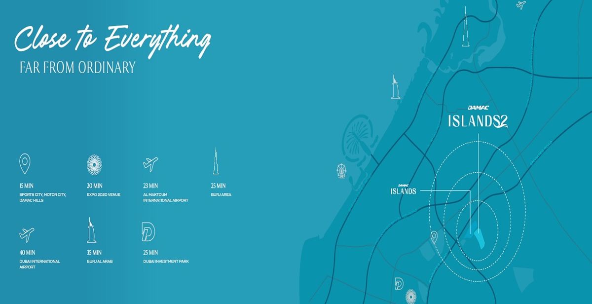 Damac Bahamas Location Image