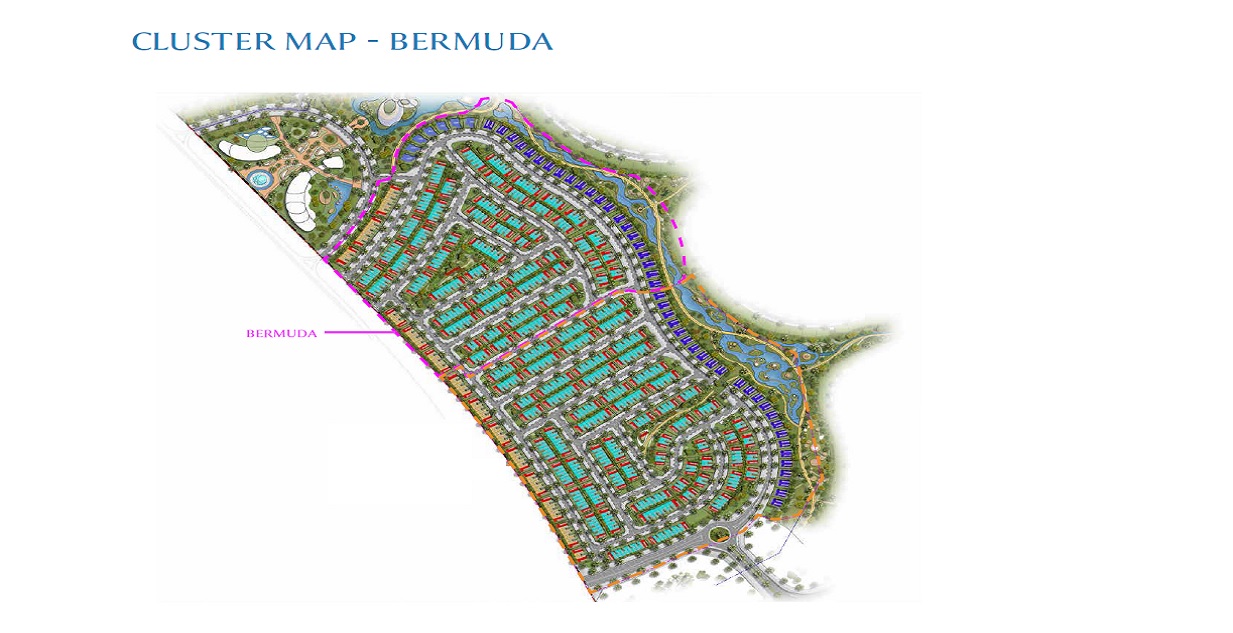 Damac Barbados Villas Master Plan Image