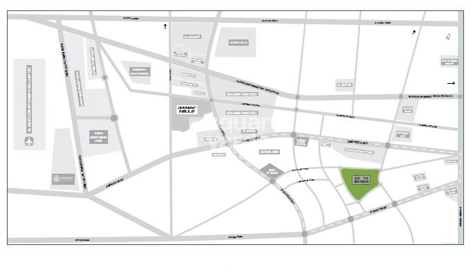 Damac Casablanca Boutique Villas Location Image