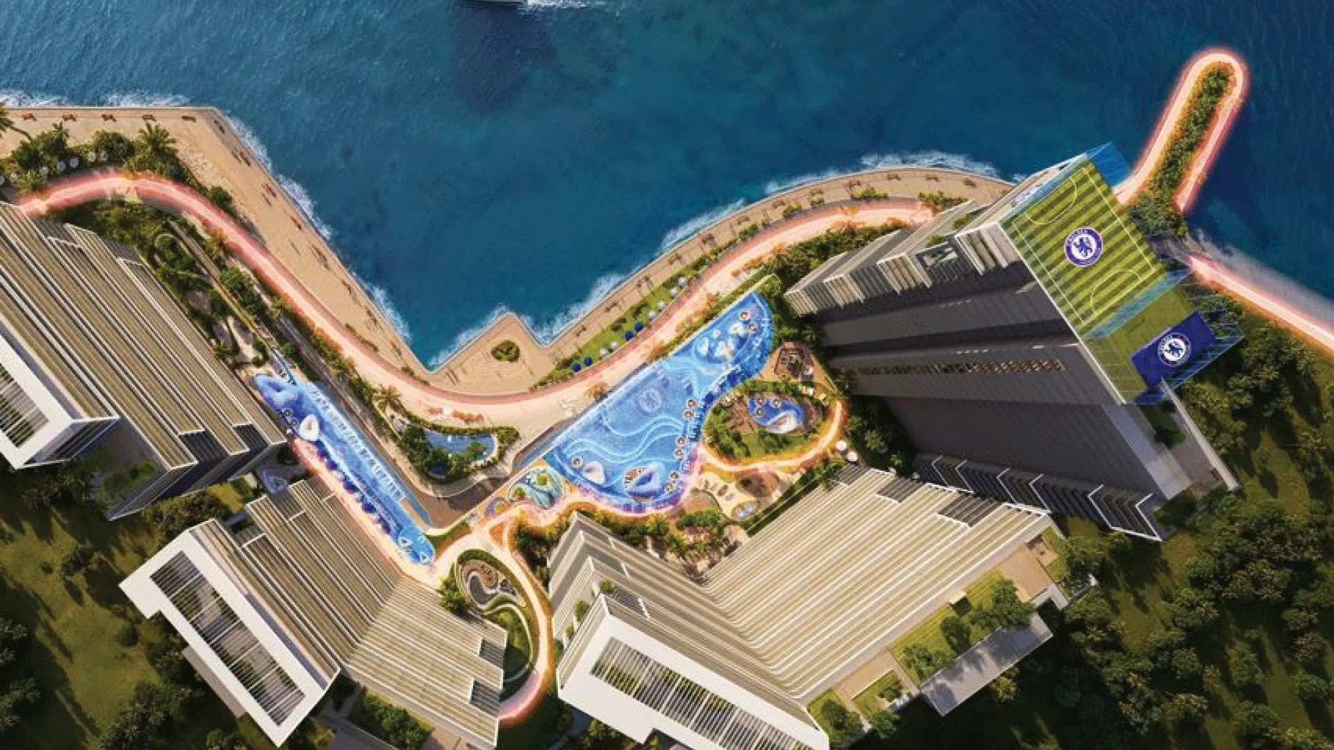 Damac Chelsea Residences Tower View