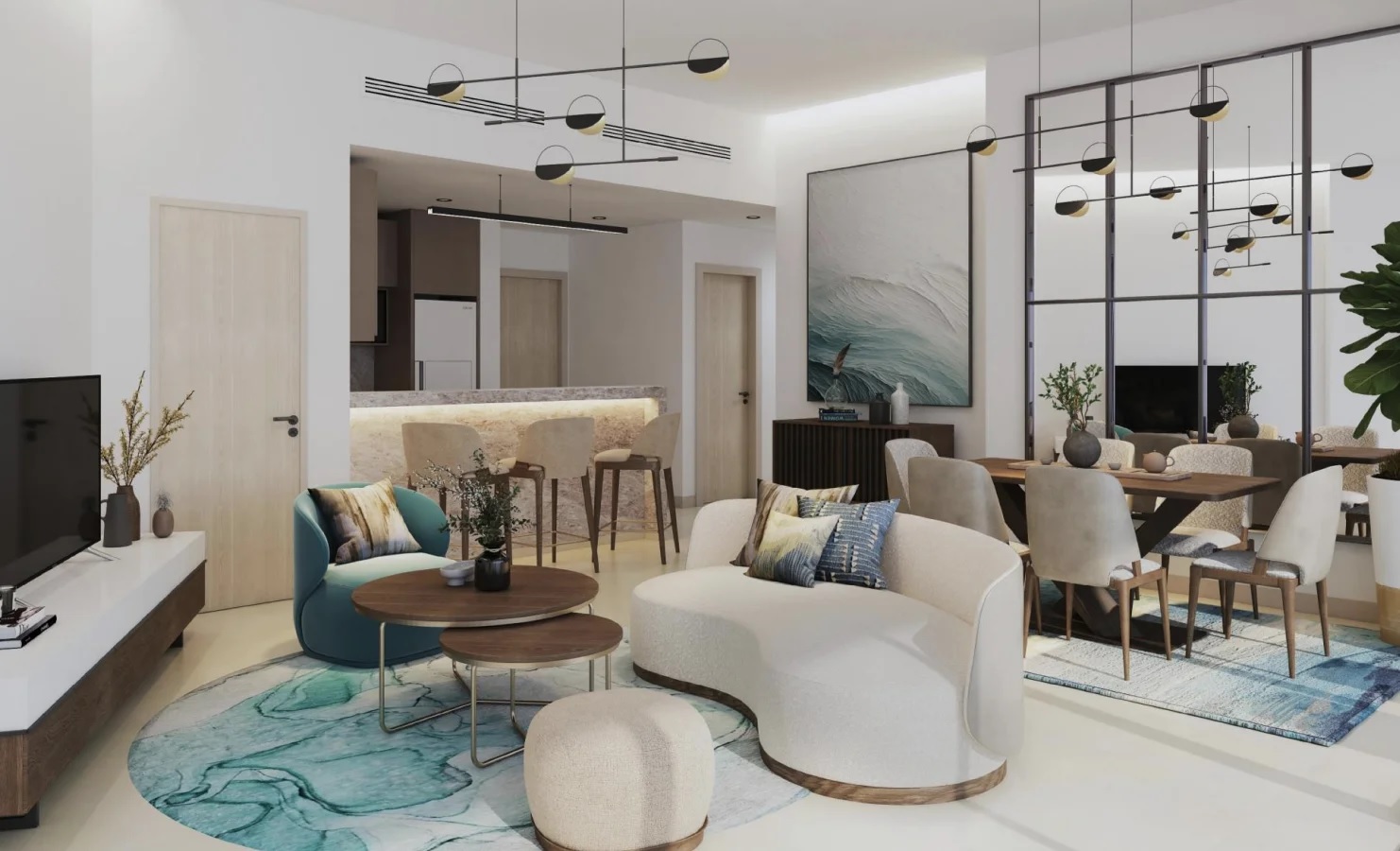 Damac District Apartment Interiors