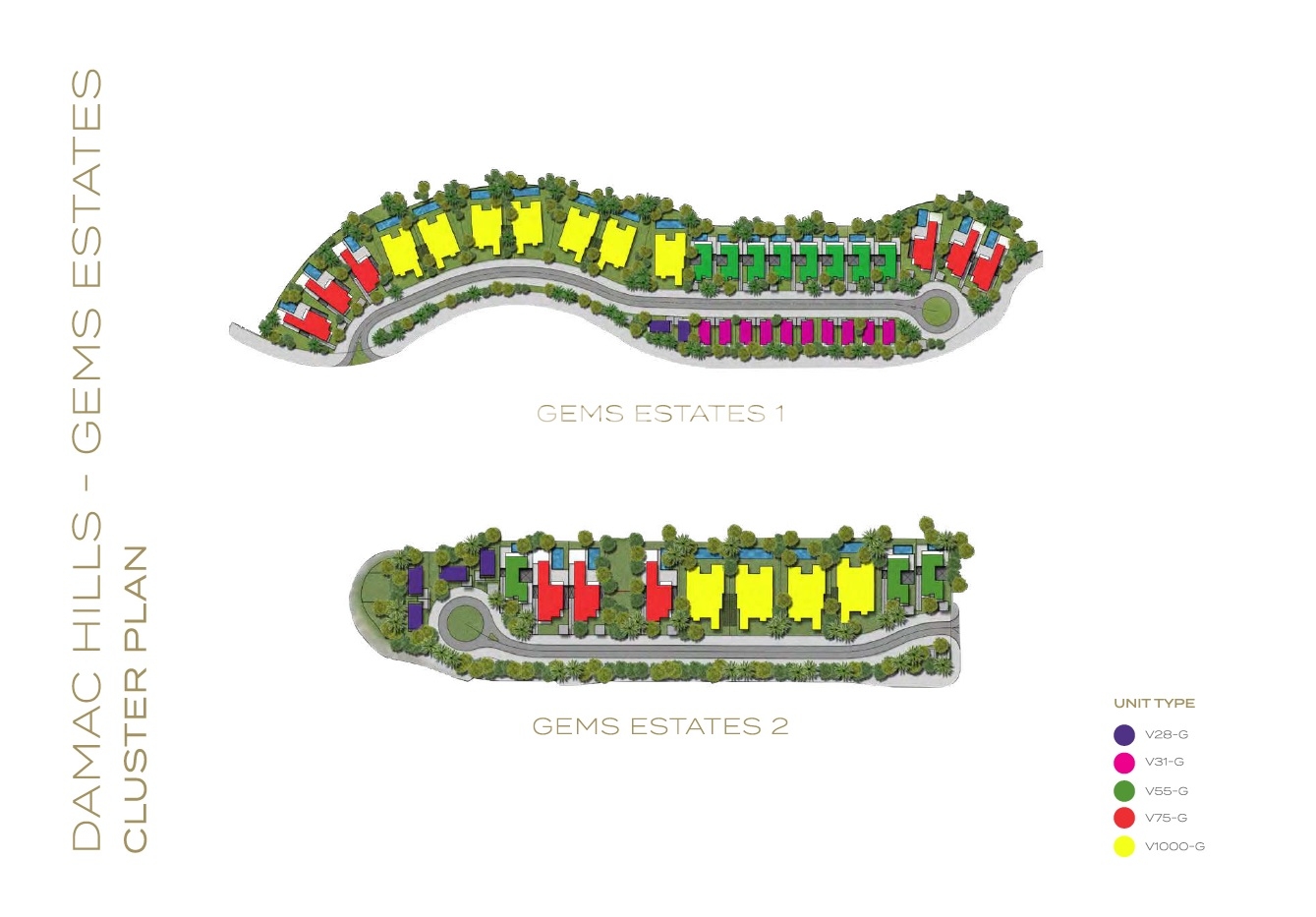 Damac Gems Estate Master Plan Image