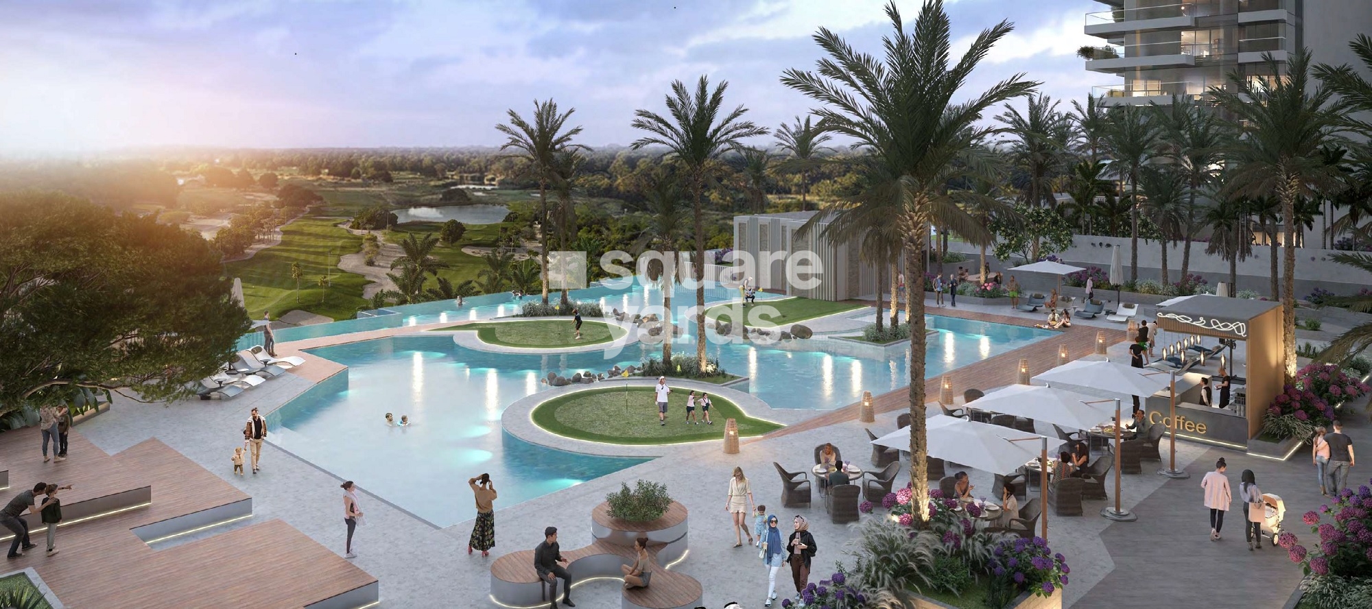 Damac Golf Greens Amenities Features