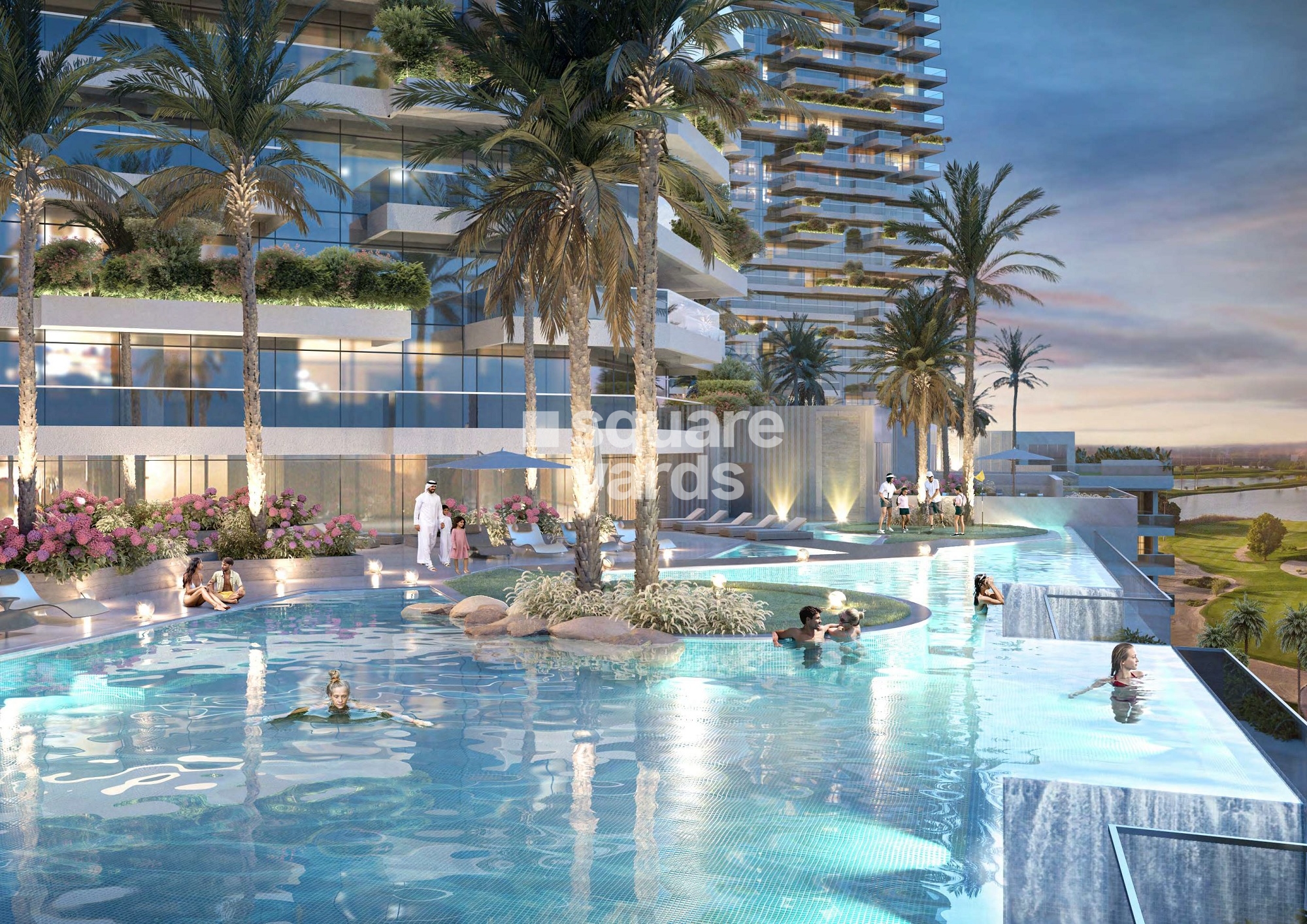 Damac Golf Greens Amenities Features