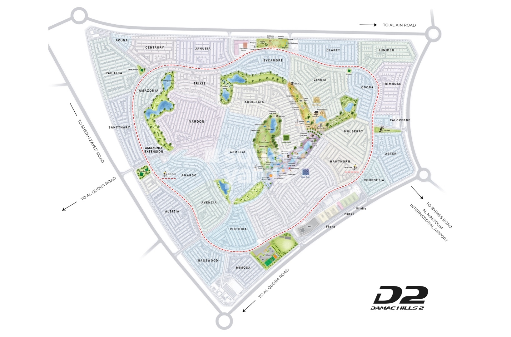 Damac Hills 2 Master Plan Image