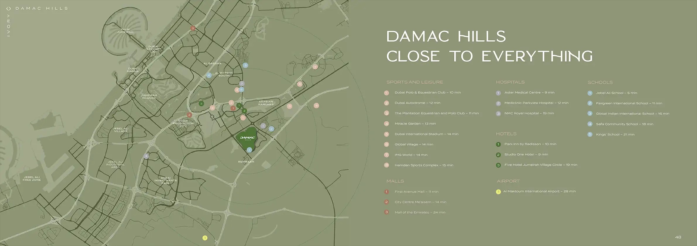 Damac Ivory Location Image