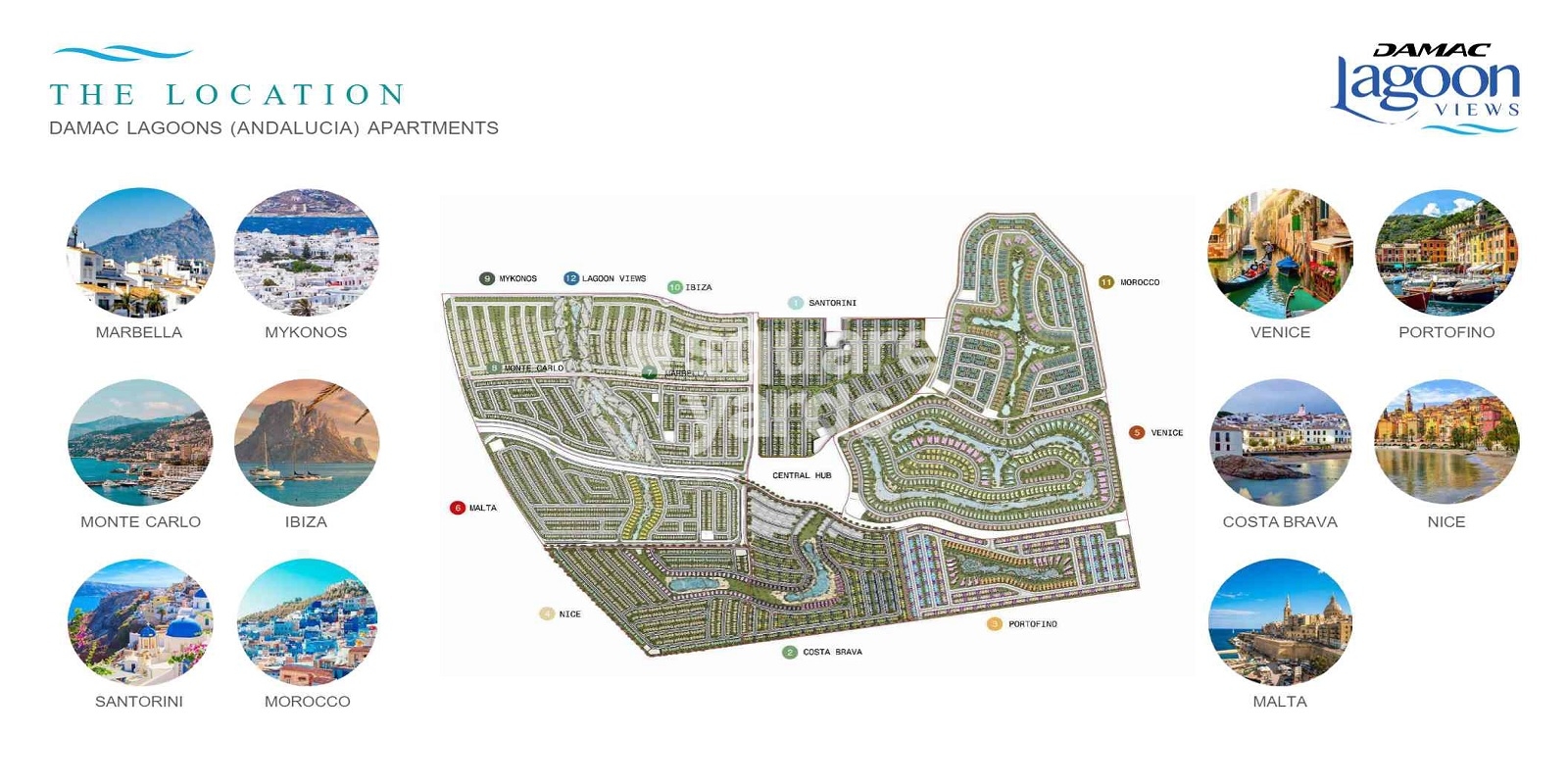 Damac Lagoon Views Master Plan Image