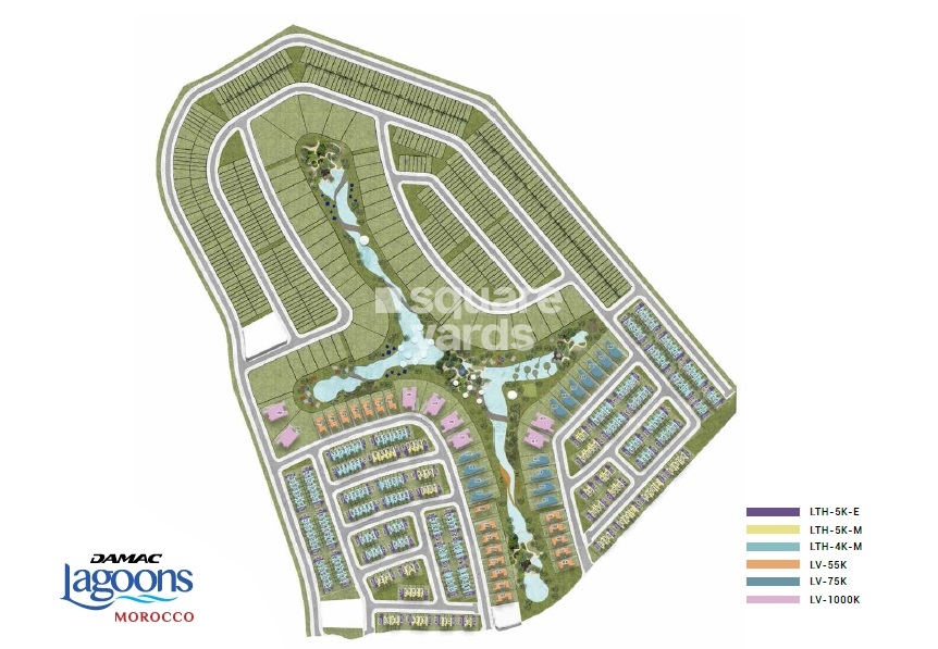 DAMAC Lagoons Morocco Master Plan Image