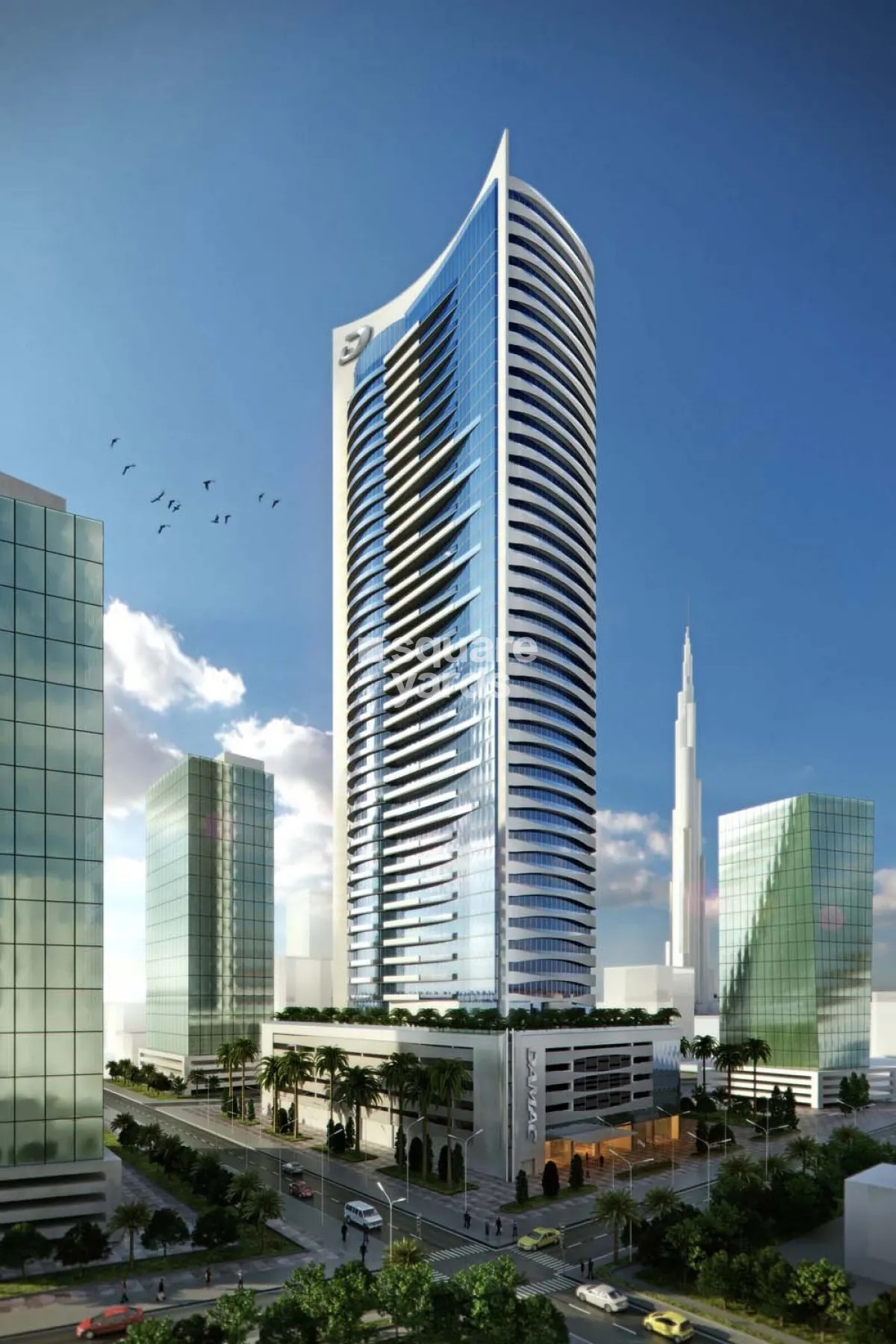 Damac Maison Upper Crest Tower View