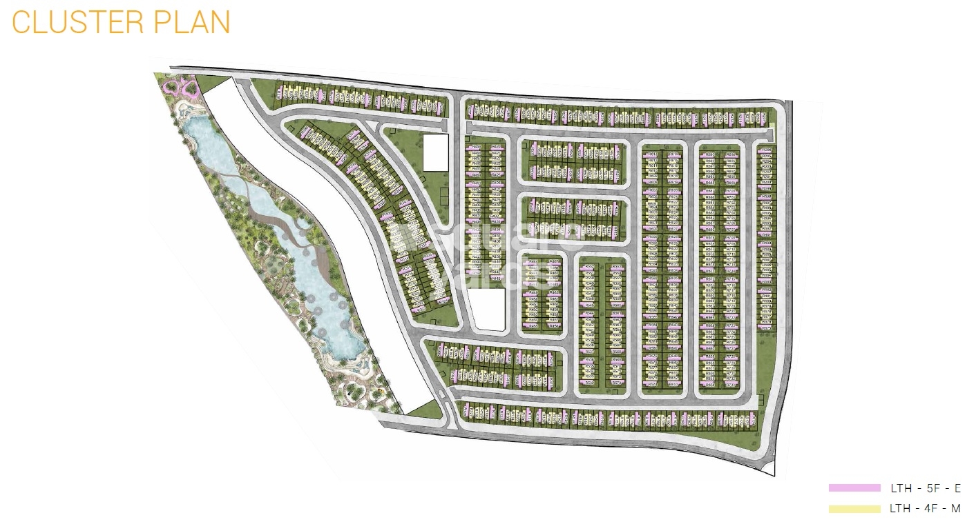 Damac Lagoons Marbella Master Plan Image