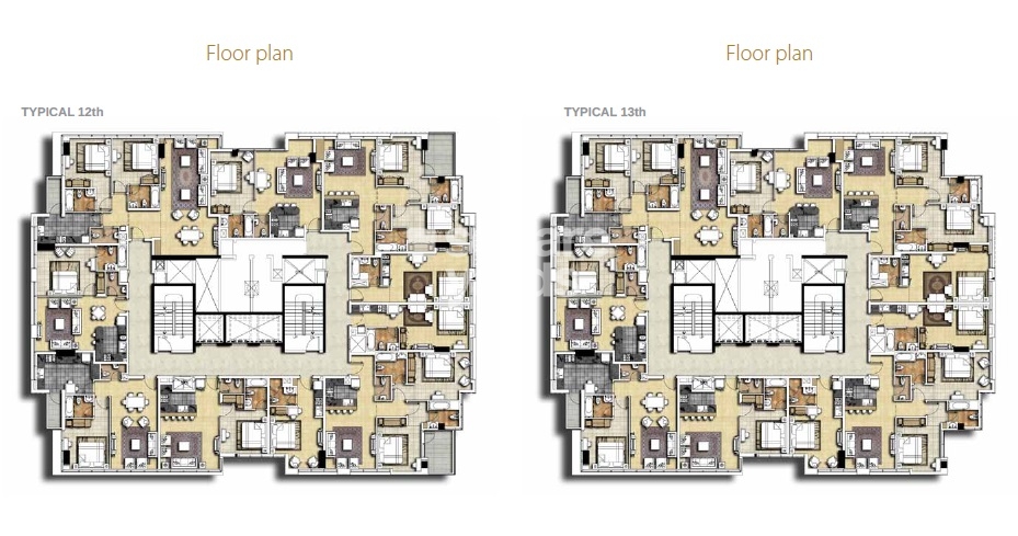 Damac Park Central Floor Plans