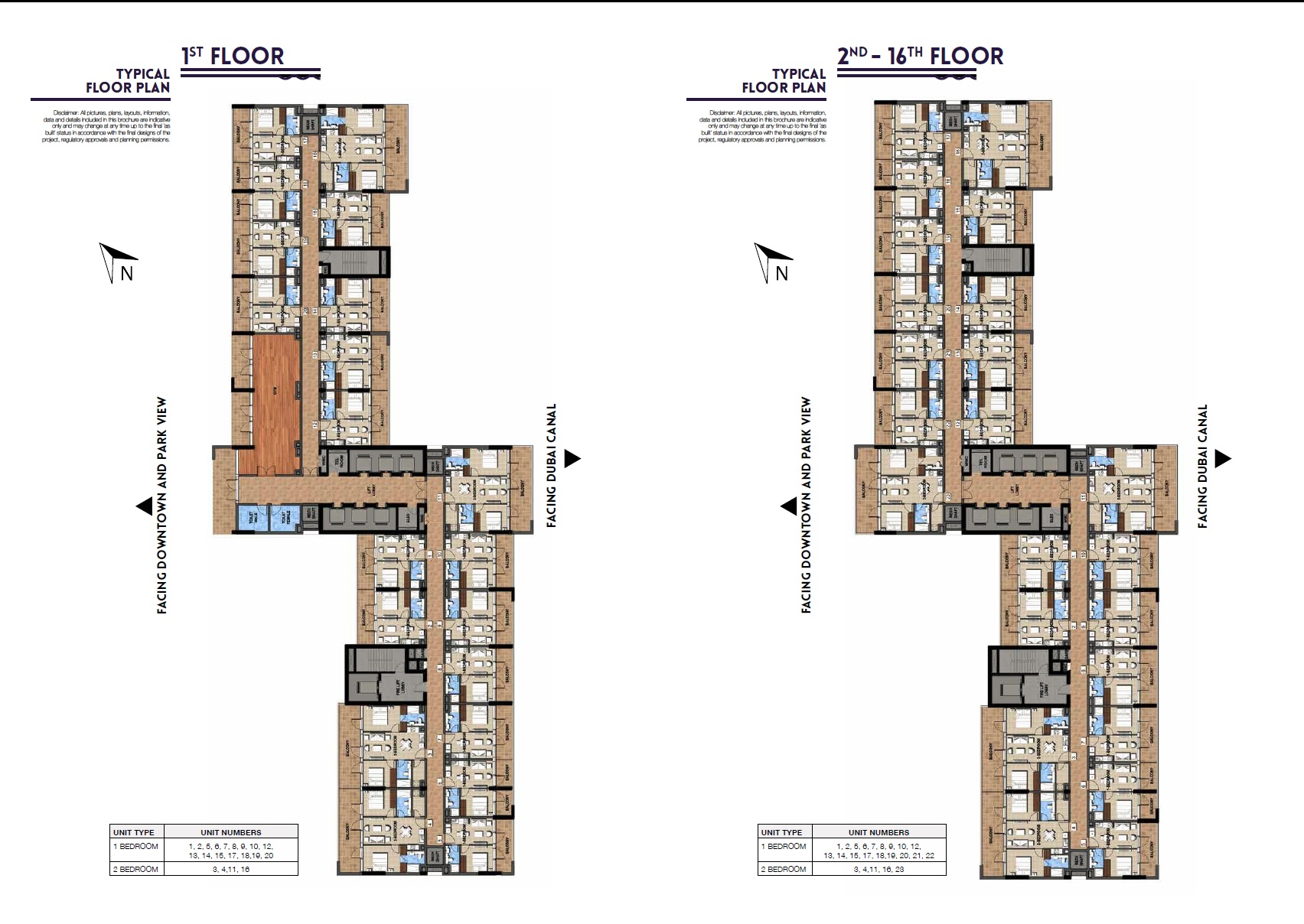 Damac Reva Residences Floor Plans