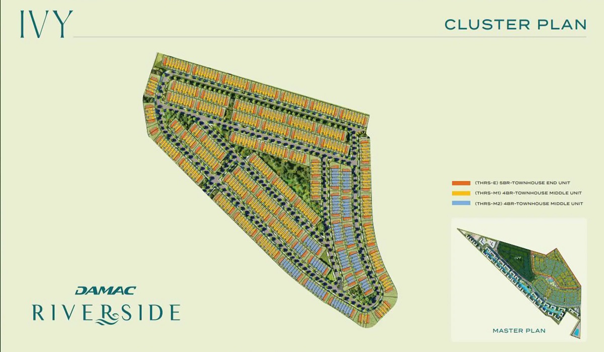 Damac Riverside IVY Master Plan Image