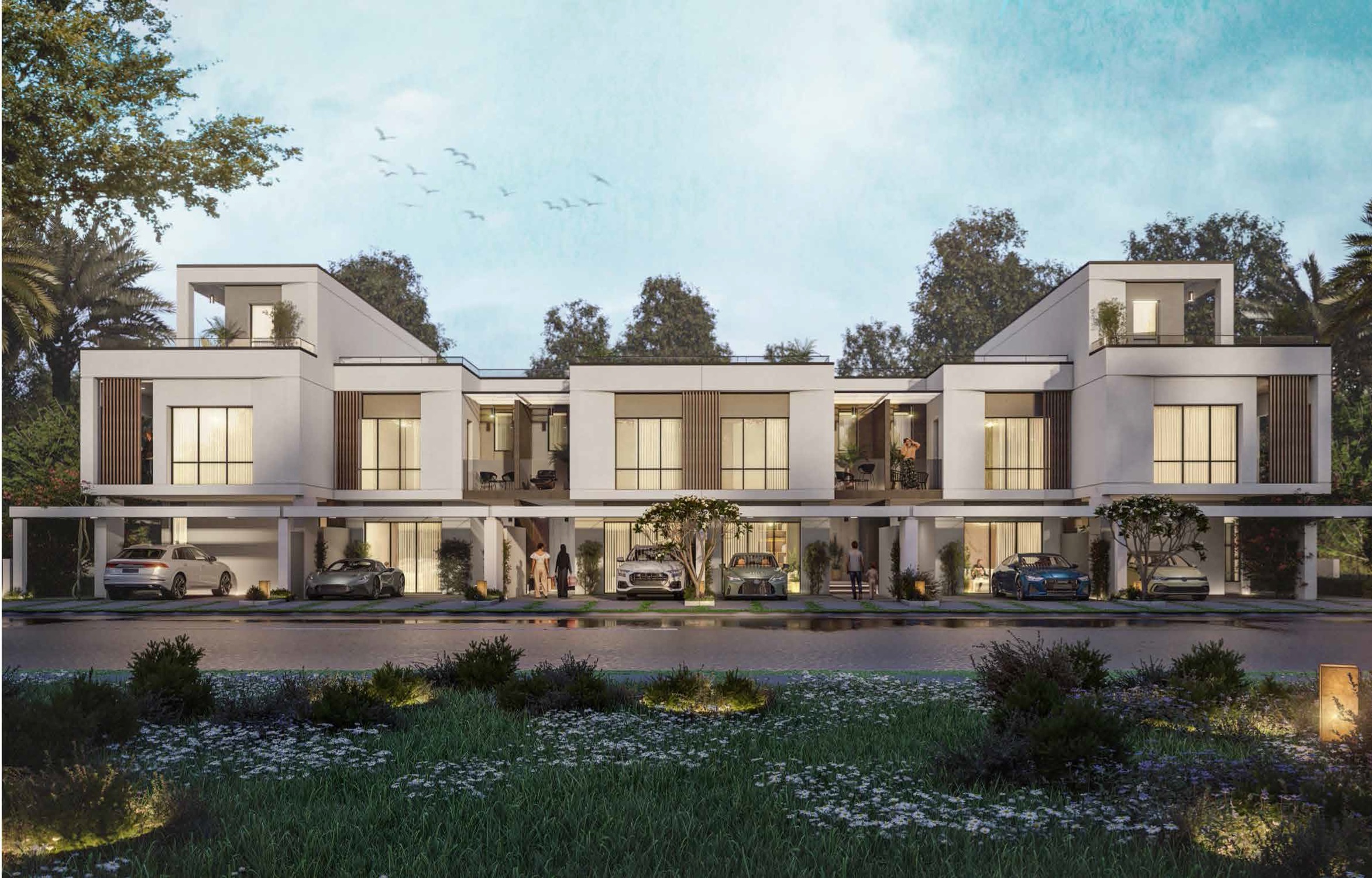 Damac Riverside Villa View