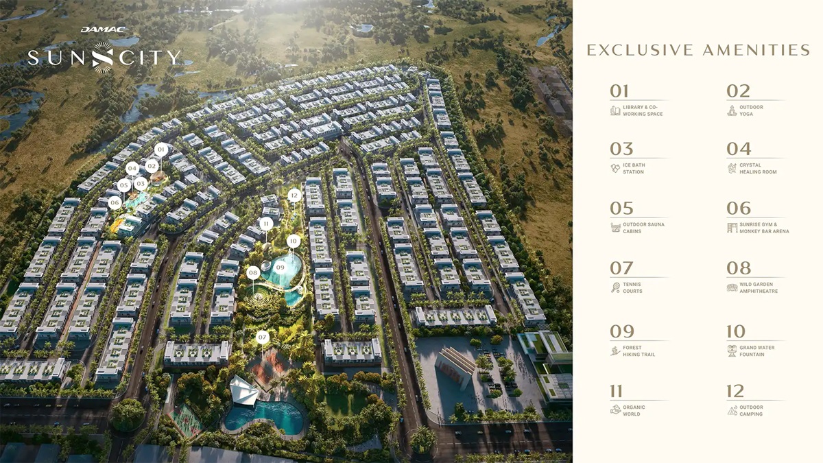 Damac Sun City Master Plan Image