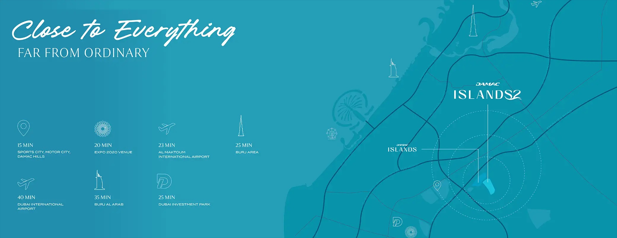 Damac Tahiti Location Image