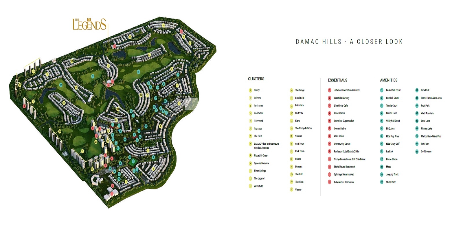 Damac The Legends Master Plan Image