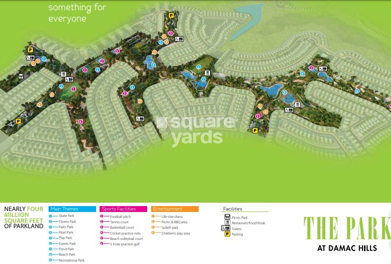 DAMAC The Park Villas Master Plan Image