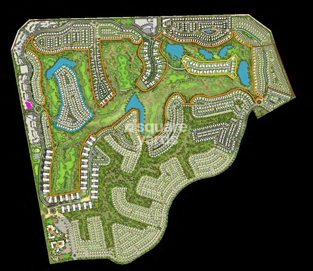 Damac Veneto Villas Master Plan Image