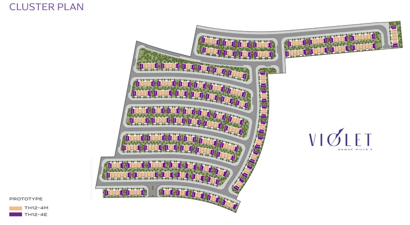 Damac Violet Master Plan Image