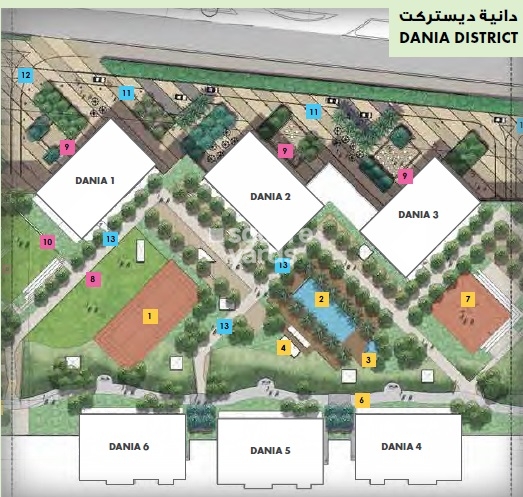 Dania by Deyaar Master Plan Image