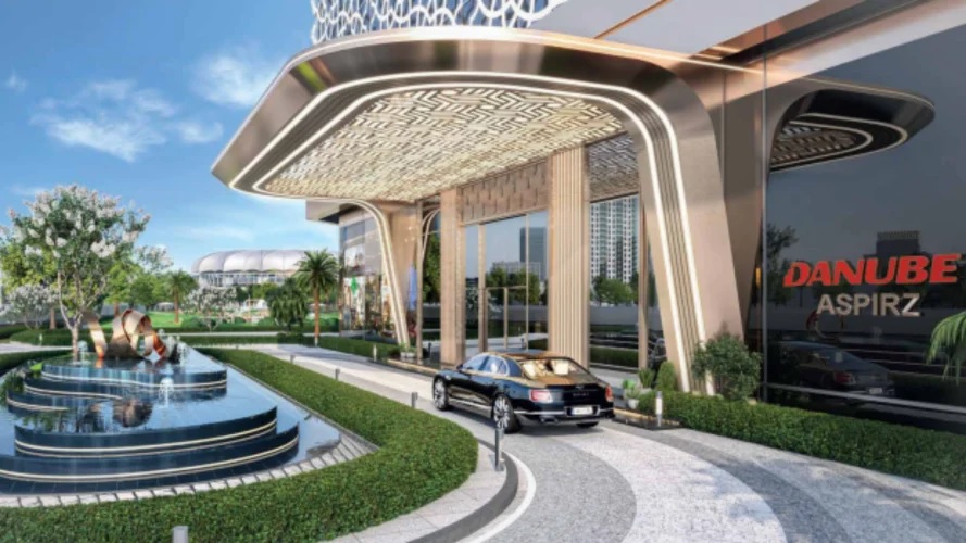 Danube Aspirz Entrance View