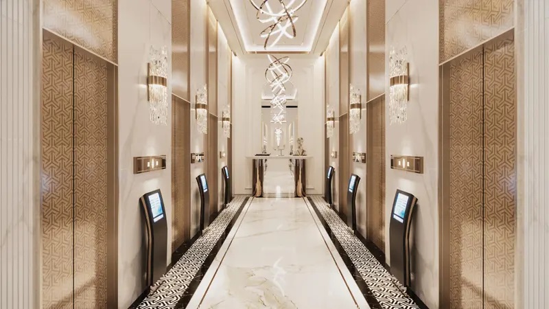 Danube Bayz 102 Lift Lobby Image