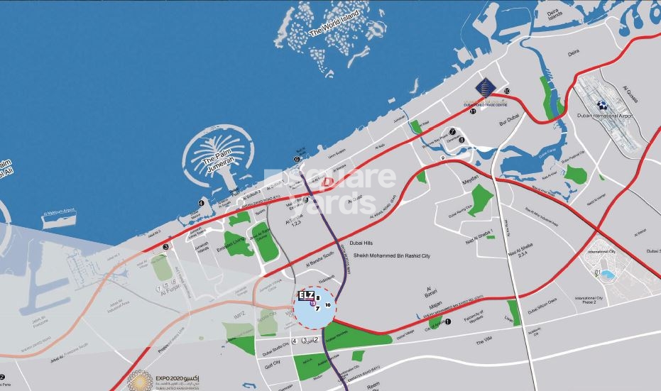 Danube Elz Residence Location Image