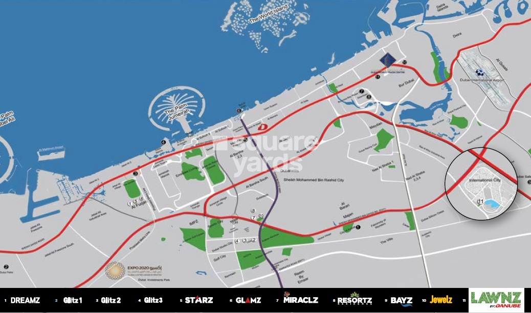 Danube Lawnz Location Image