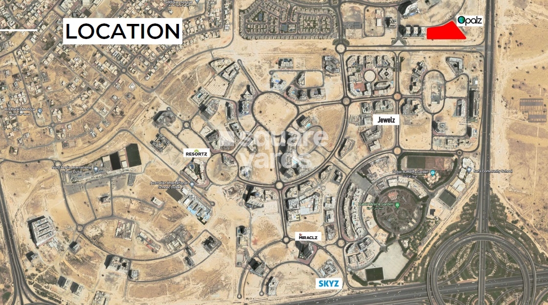 Danube Opalz Apartments Location Image