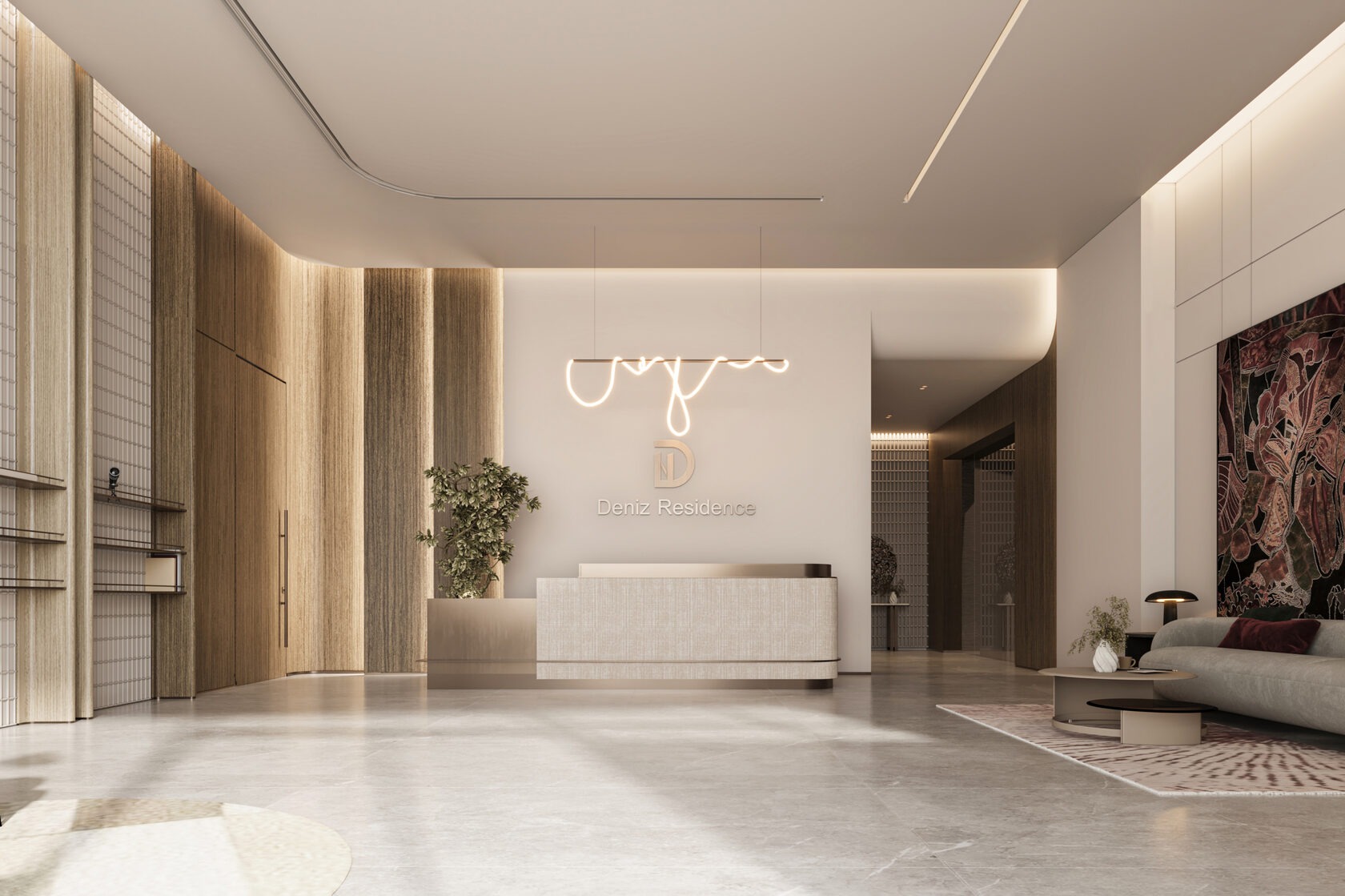 Deniz 09 Life Residences Waiting Lounge