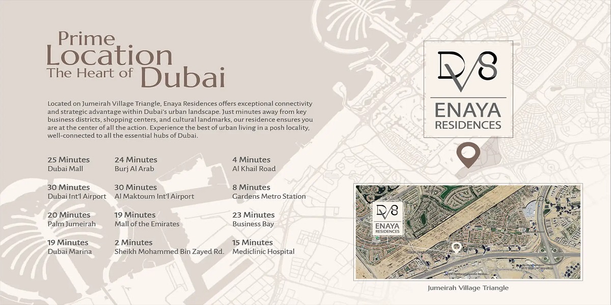 Deviate Enaya Residences Location Image