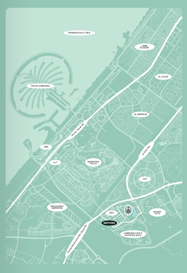 Deyaar Elm Park Five Location Image