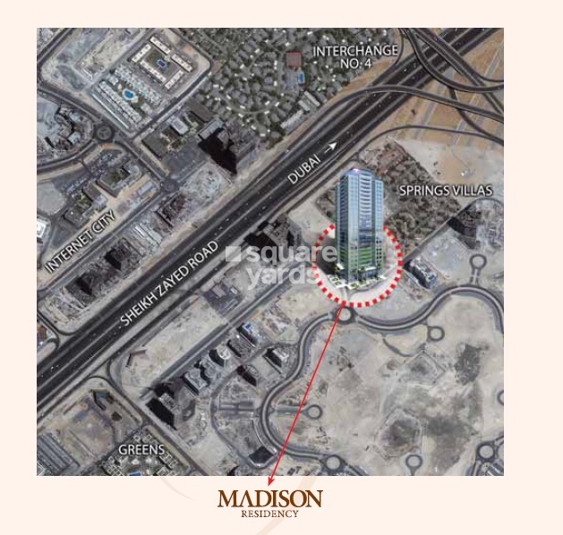 Deyaar Madison Residency Location Image