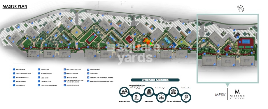 Deyaar Midtown Mesk Master Plan Image