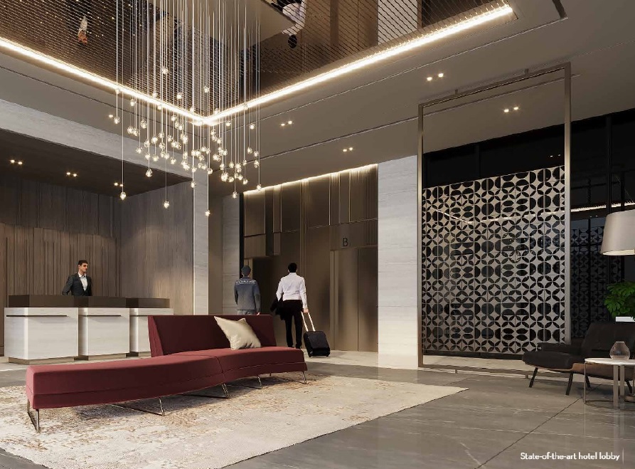 Deyaar Millennium Talia Residences Waiting Lounge