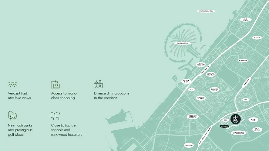 Deyaar Neem Park Five Location Image